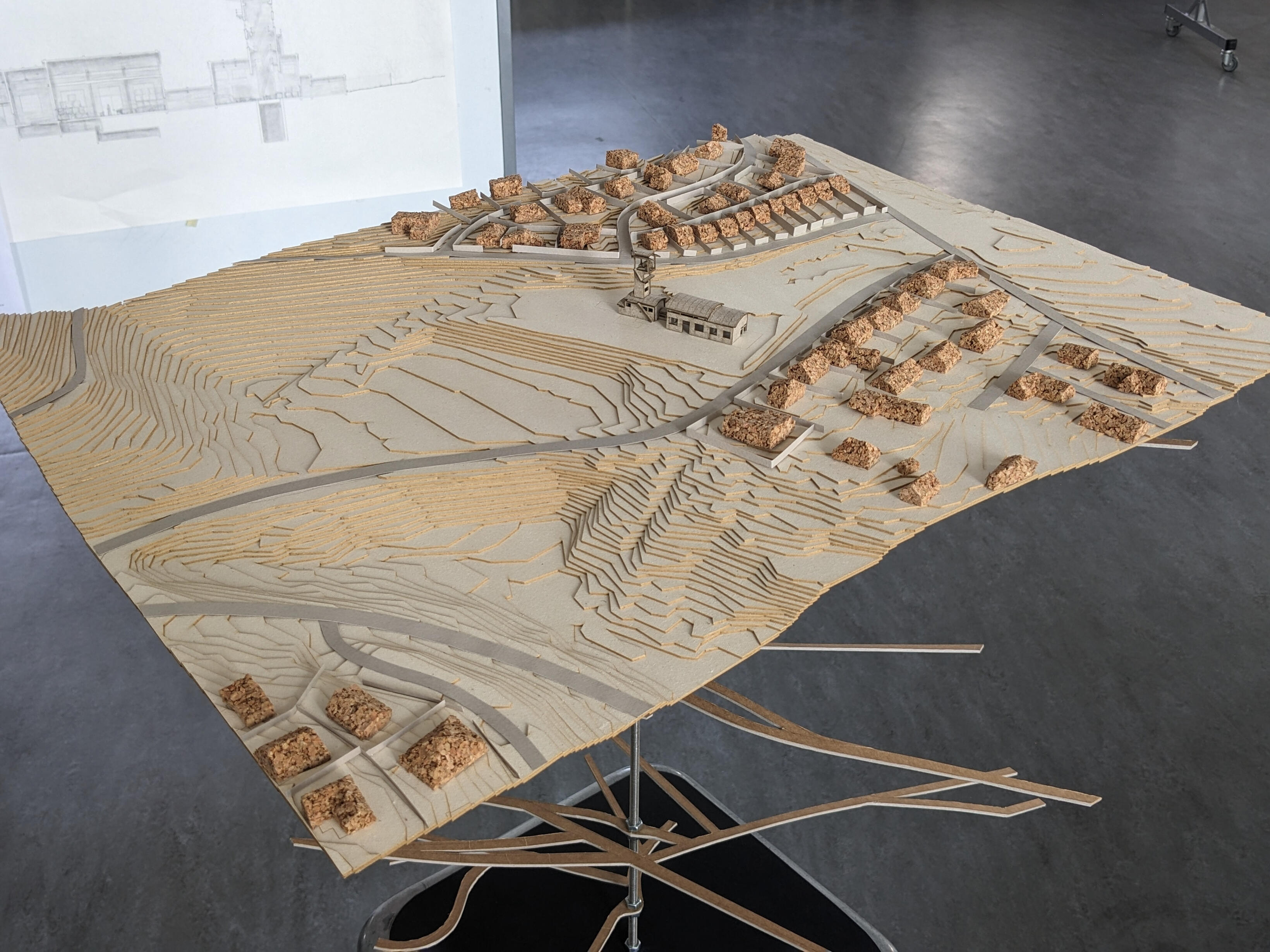 Le Puits des Combes - Maquette