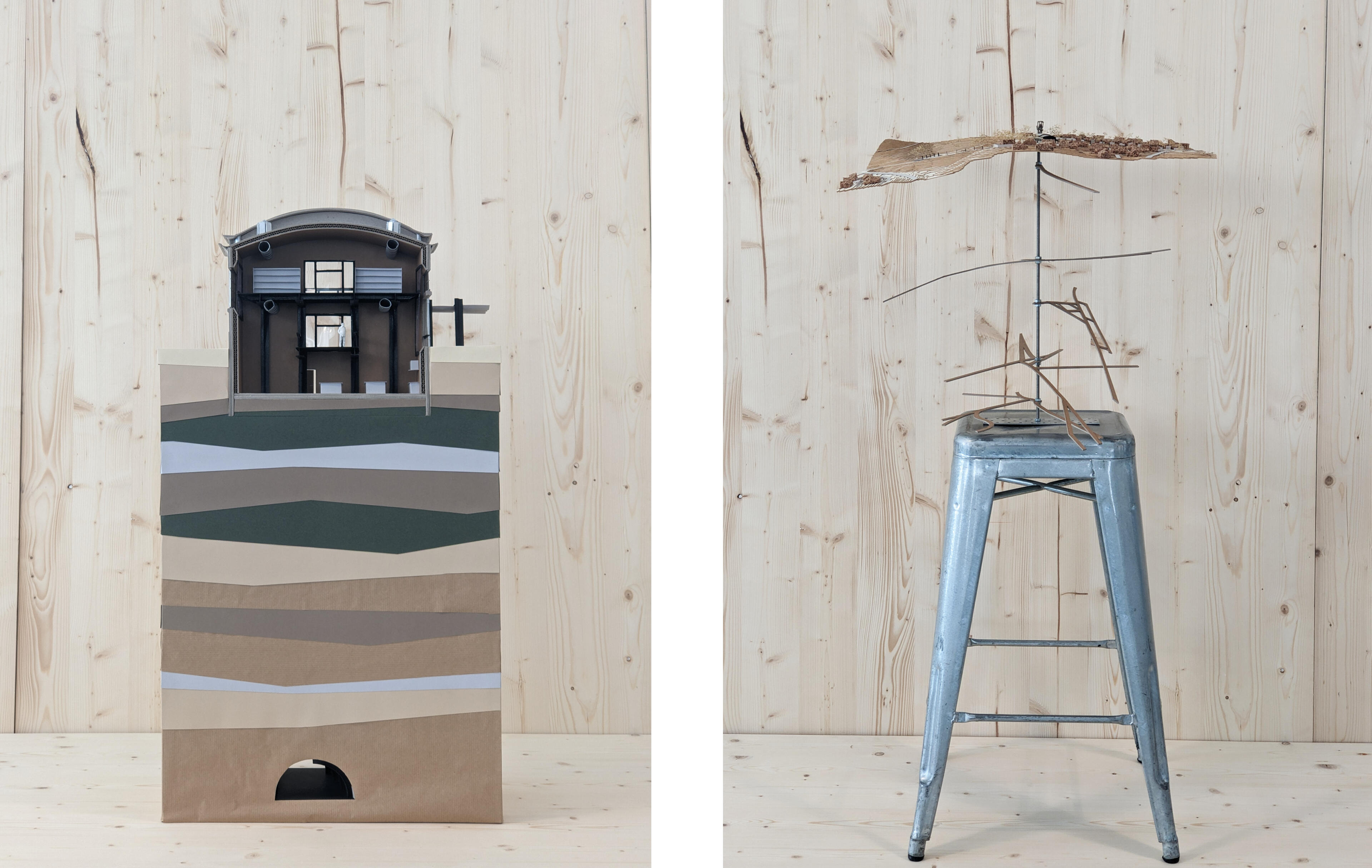 Le Puits des Combes - Maquettes